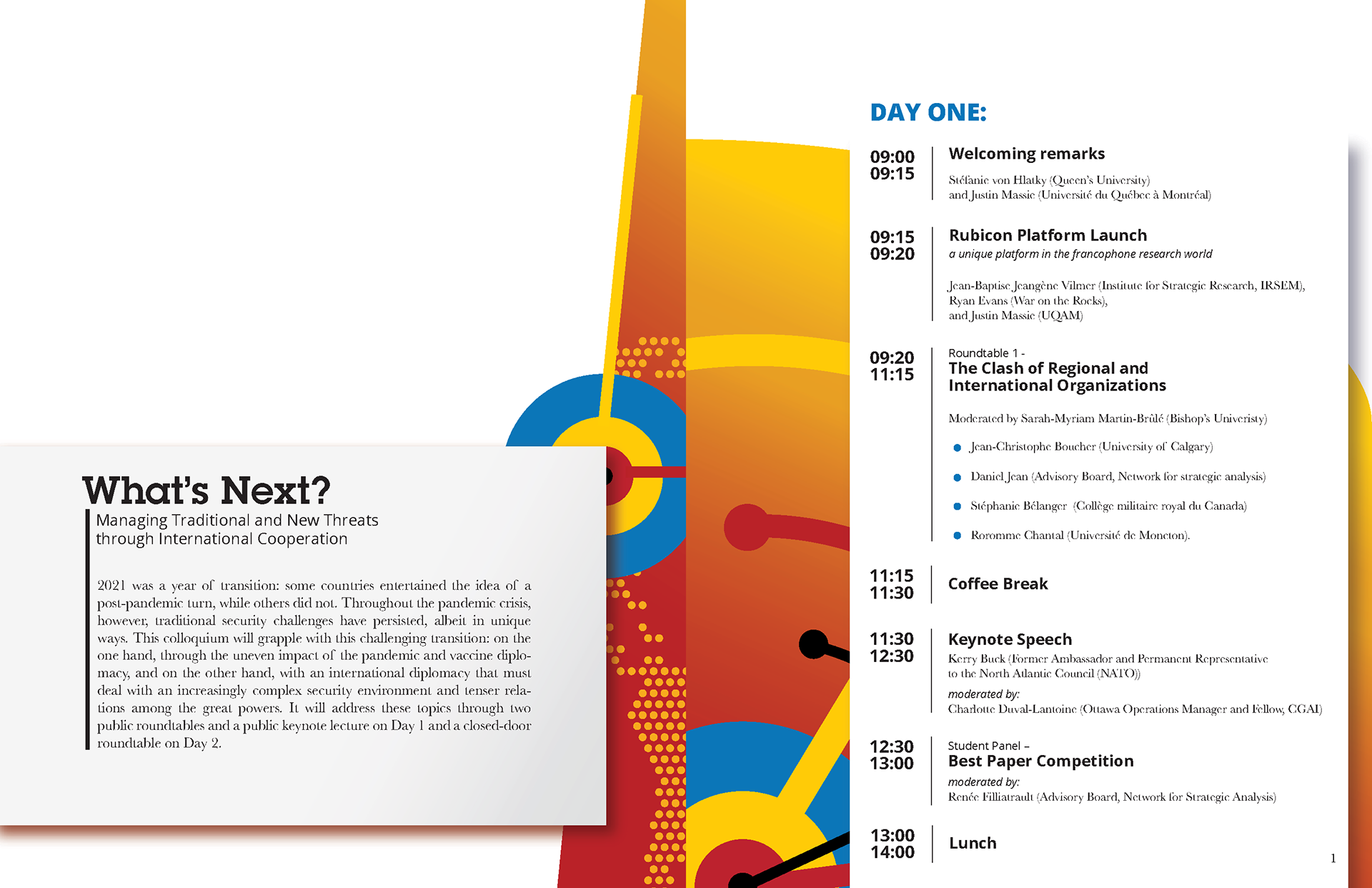 Program Layout (2021)