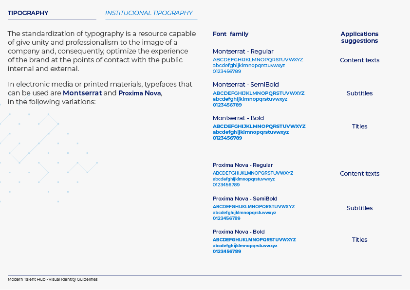Tipography Institucional
