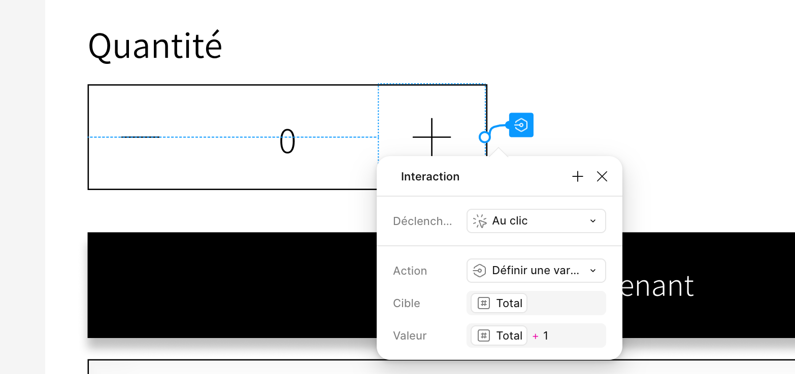 Intégration de variable