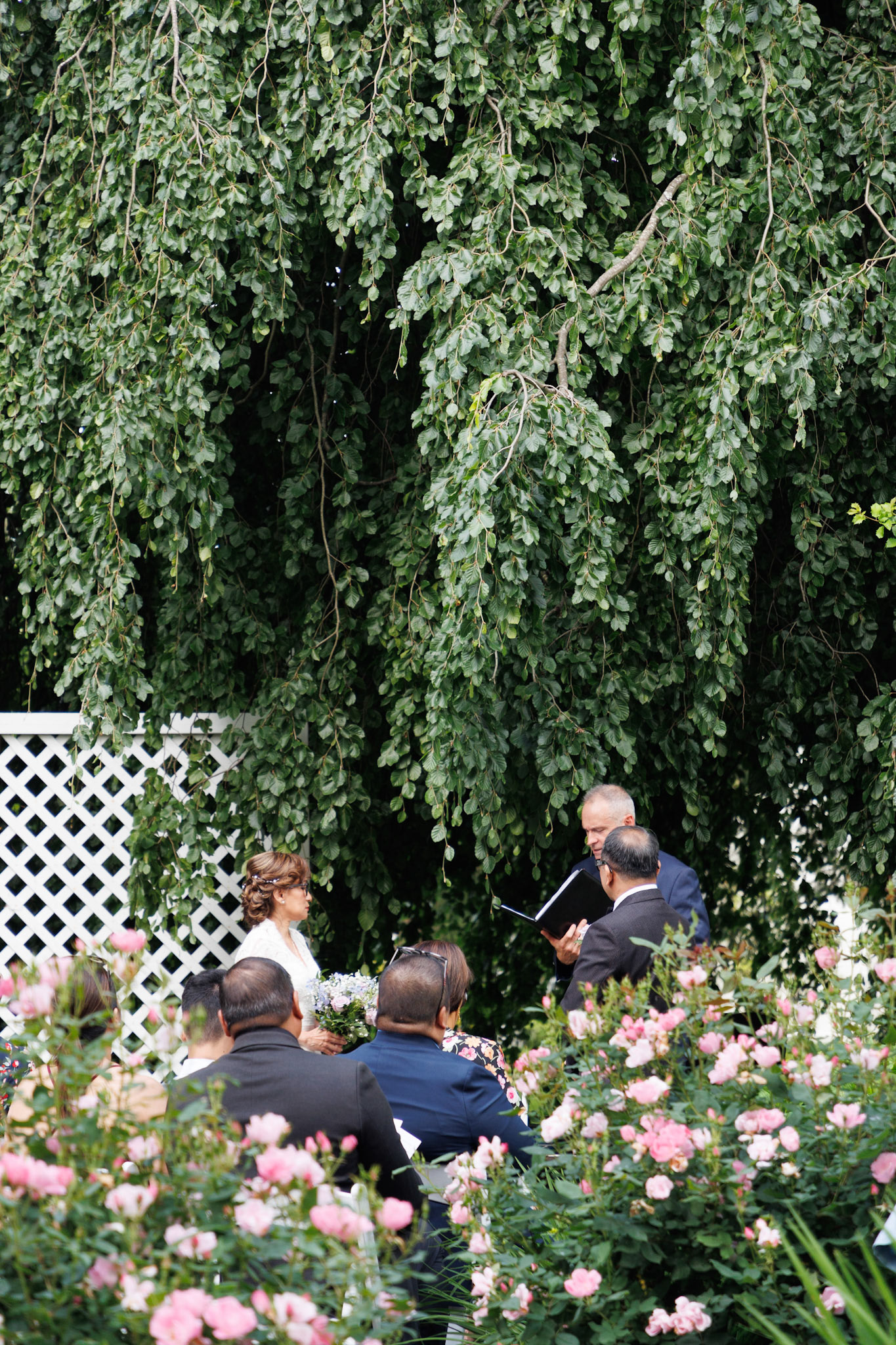Front Garden ceremony