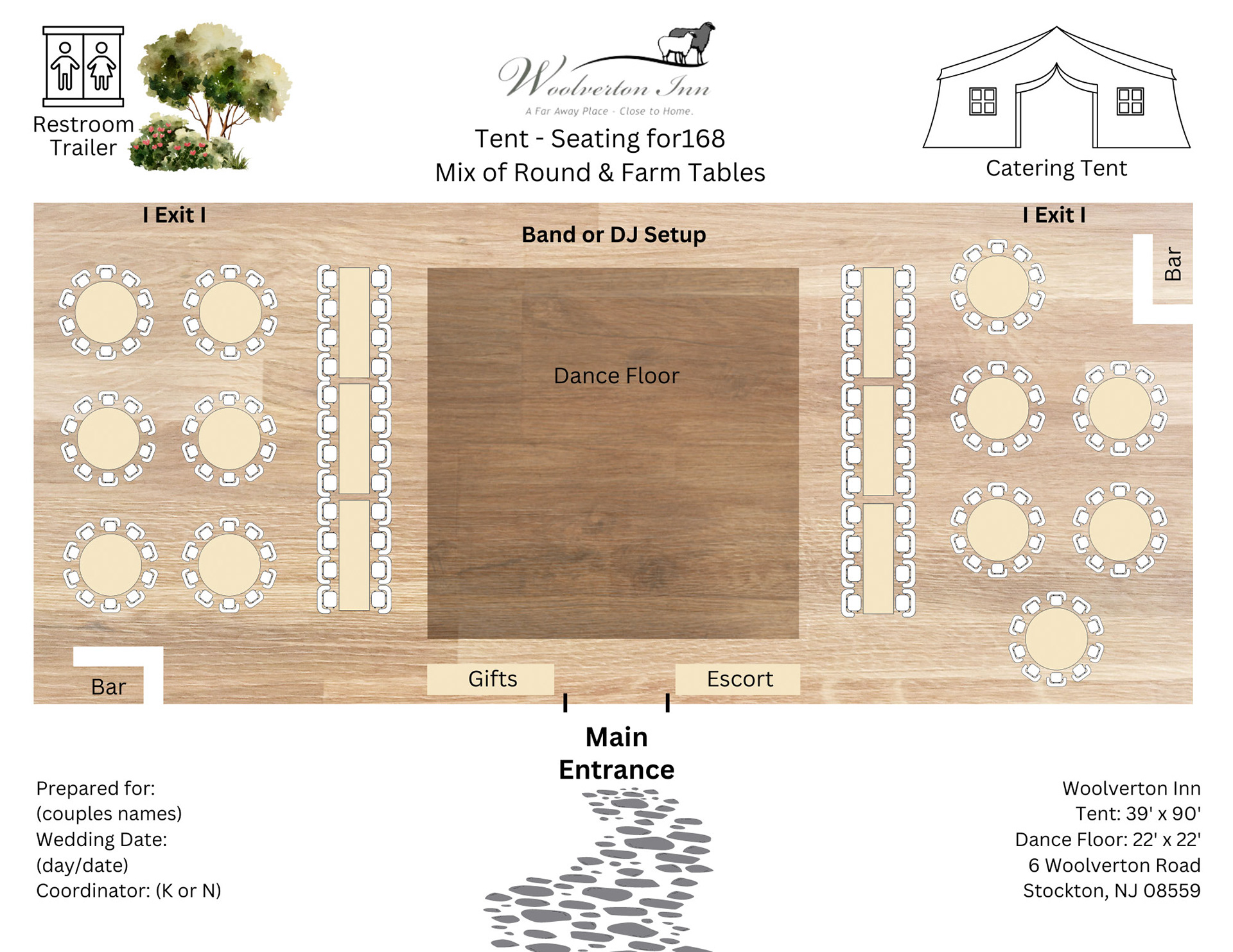 Copy of Woolverton Tent: Seating 170 - 1