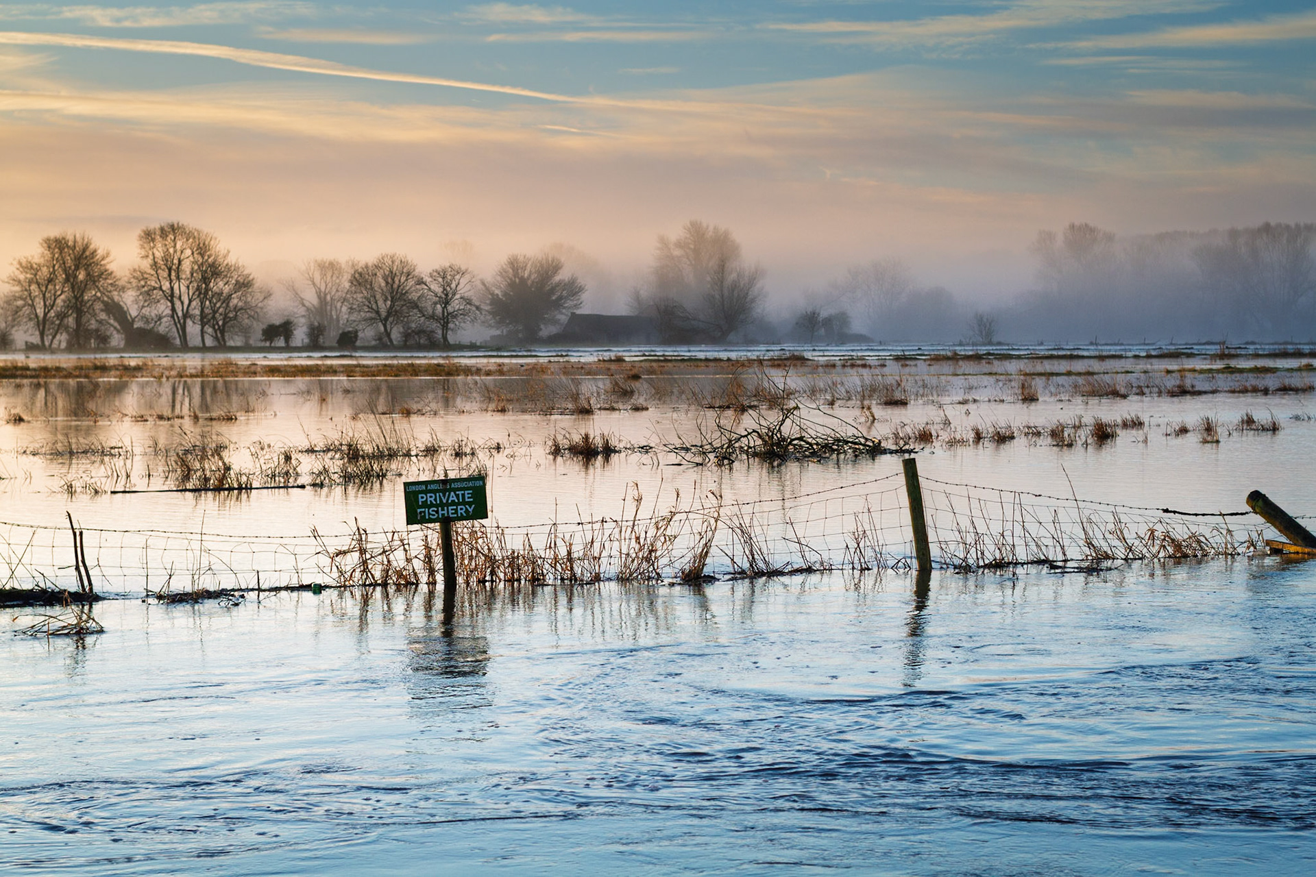 Flooding of the River Avon at Salisbury