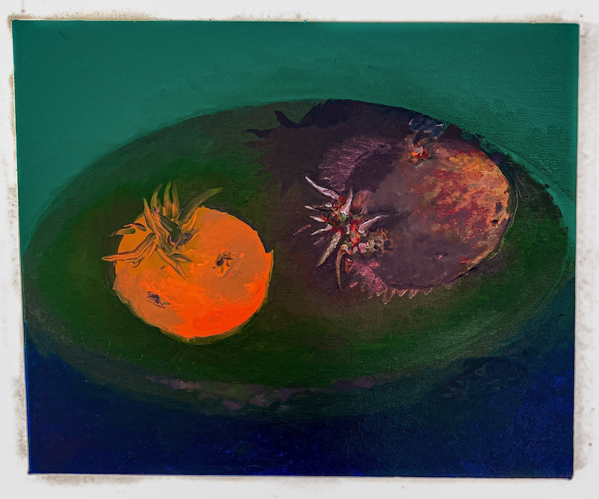 Potatoes, 2022. Oil on canvas. 16 x 20 inches.