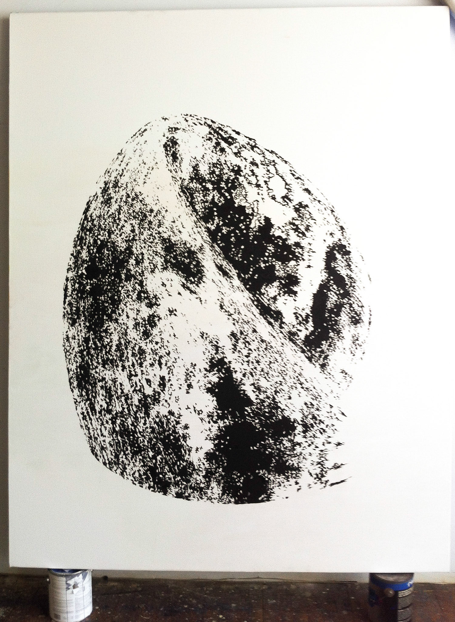 Folded Landscape, 2013. Oil on canvas.
