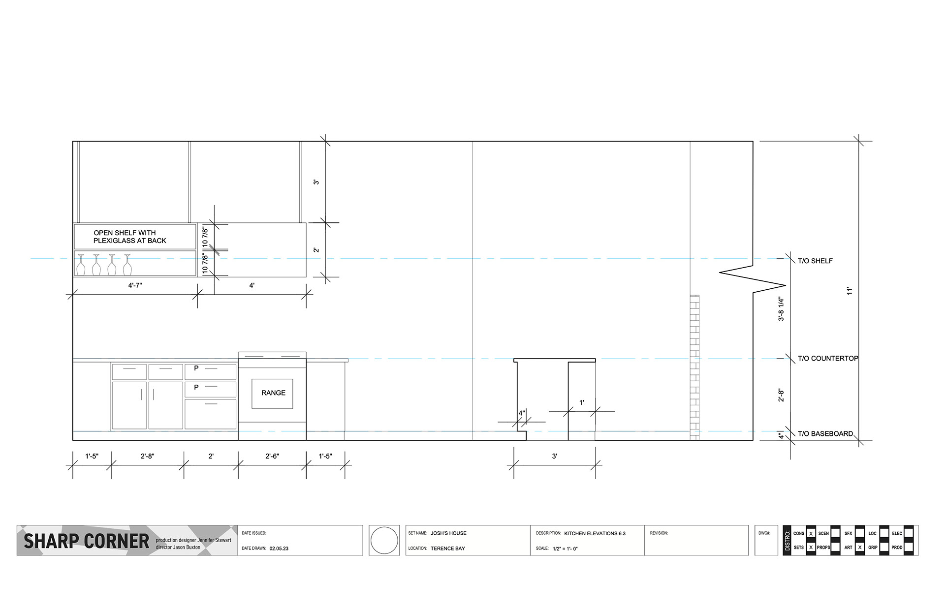 House Kitchen - Elevation