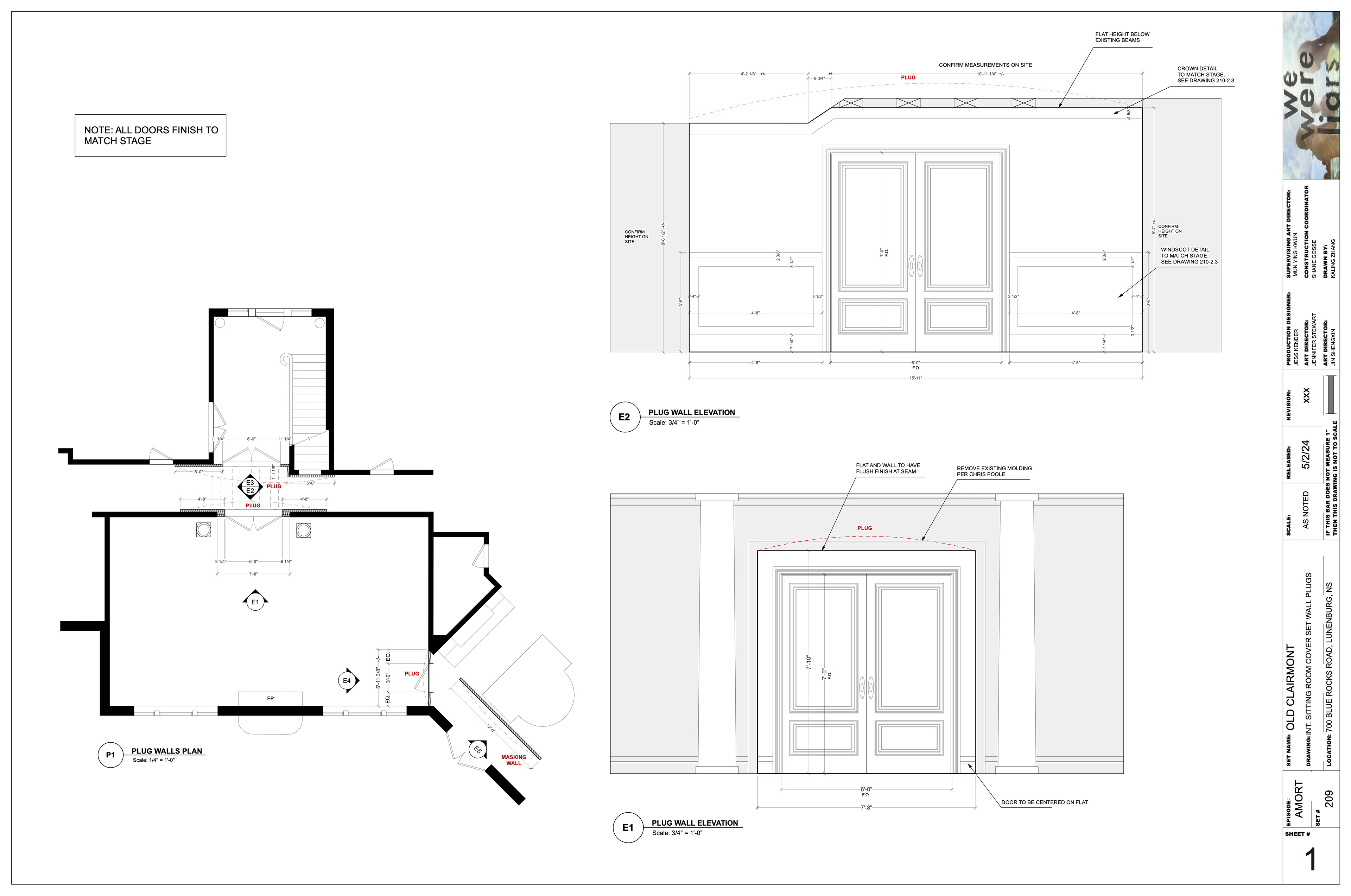 Old Clairmont - Sitting Room Wall Plugs