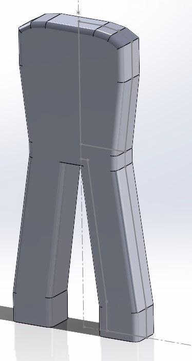 Early CAD of the Body and Legs
