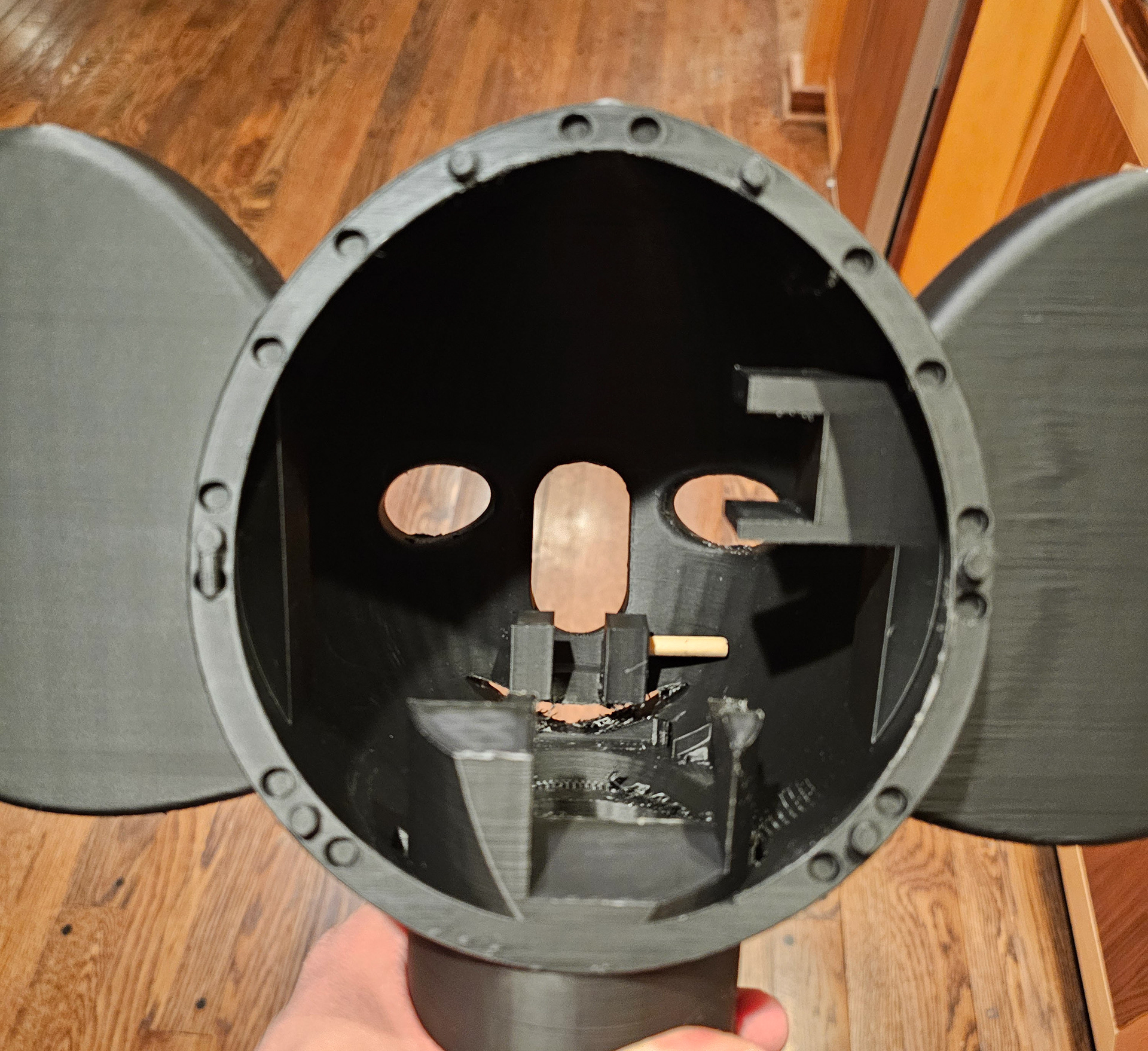 Interior of the head