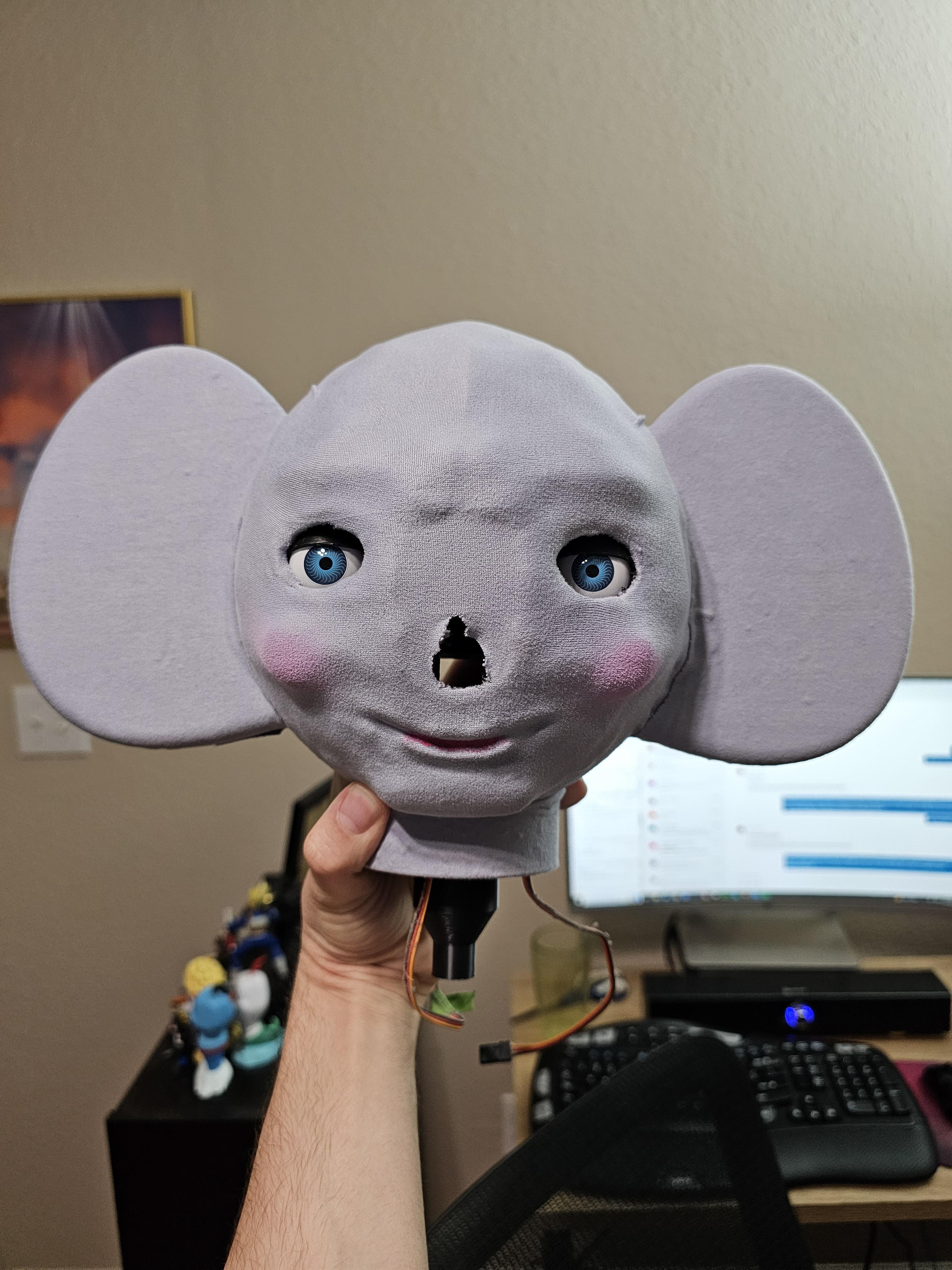 Applied Fabric with paint details
