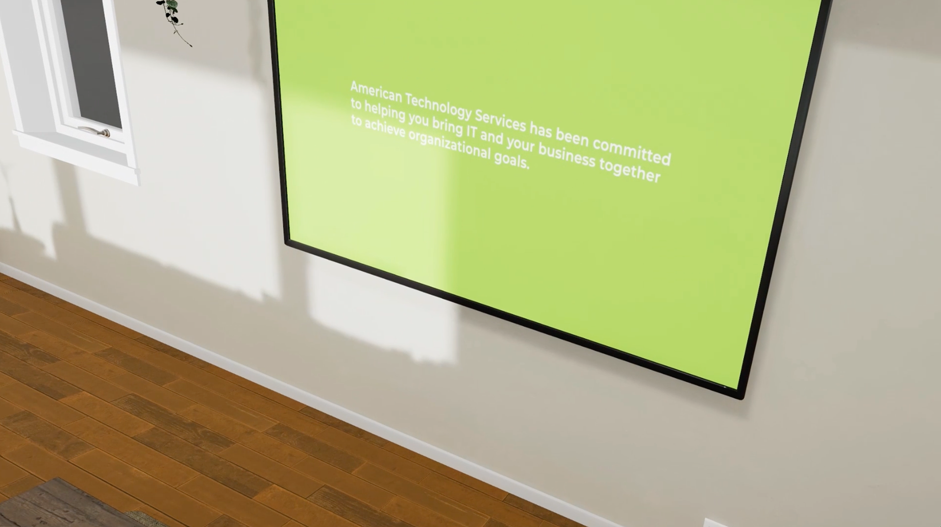 In-environment promotional content and messaging.