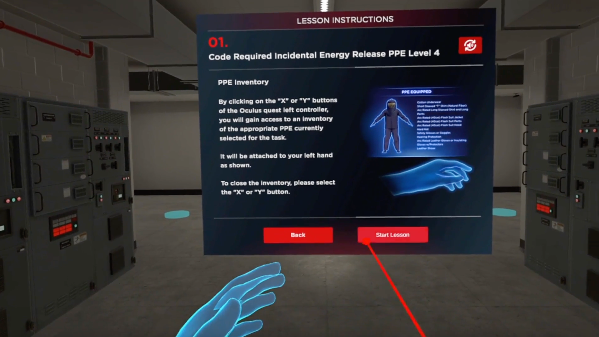 Wrist-mounted virtual PPE inventory tracker