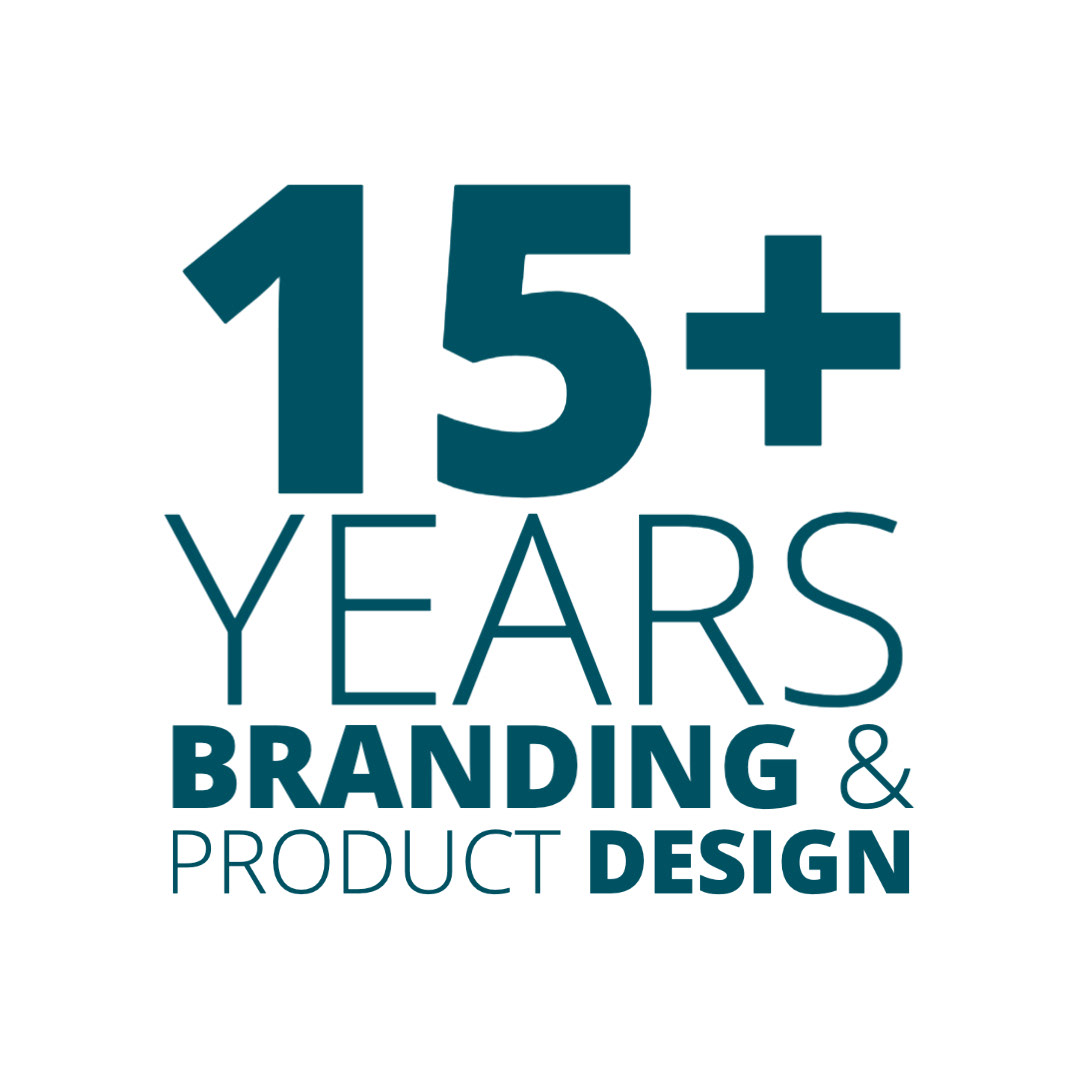 15+ years of branding and product design experience