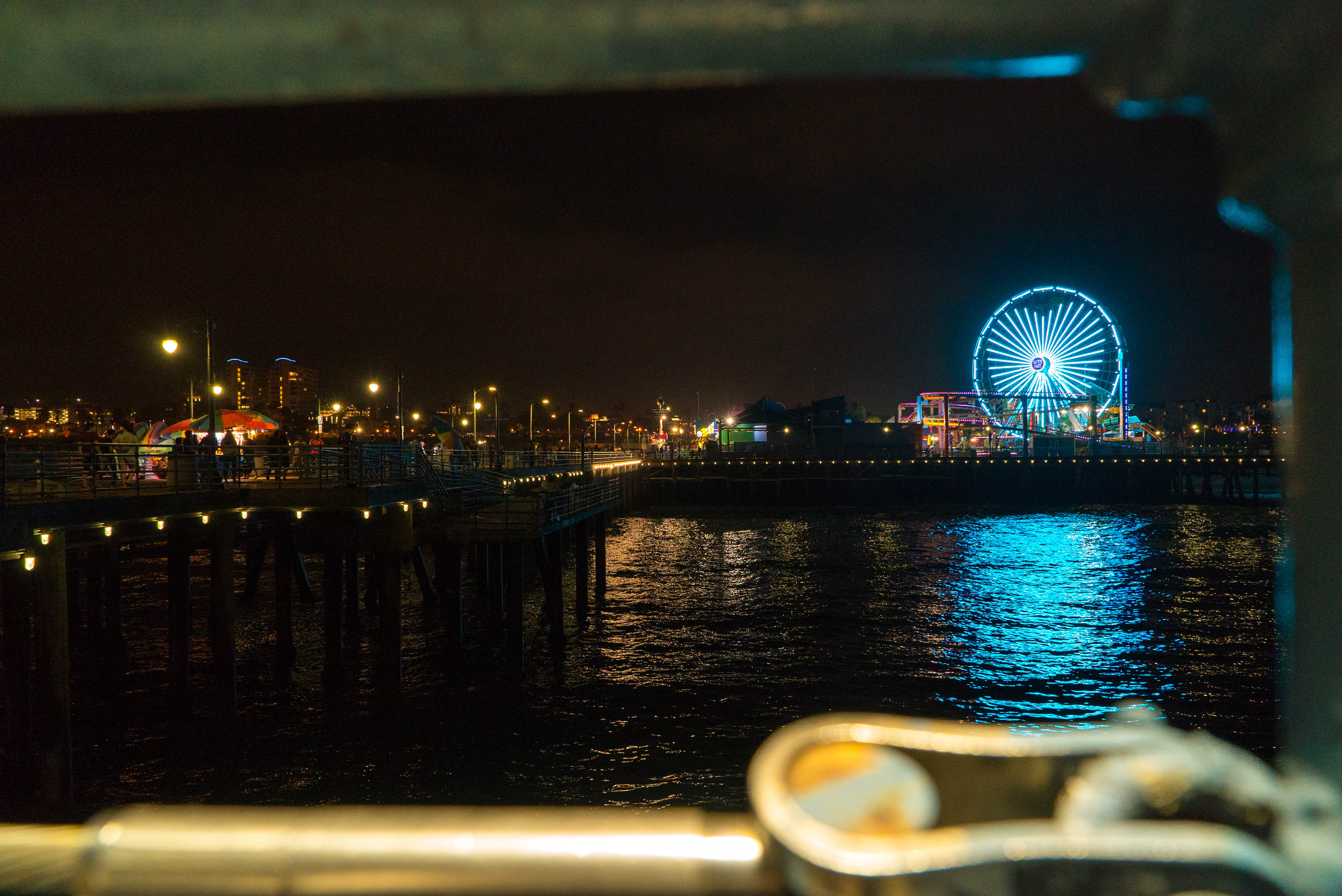 The heart of summer in Santa Monica California.