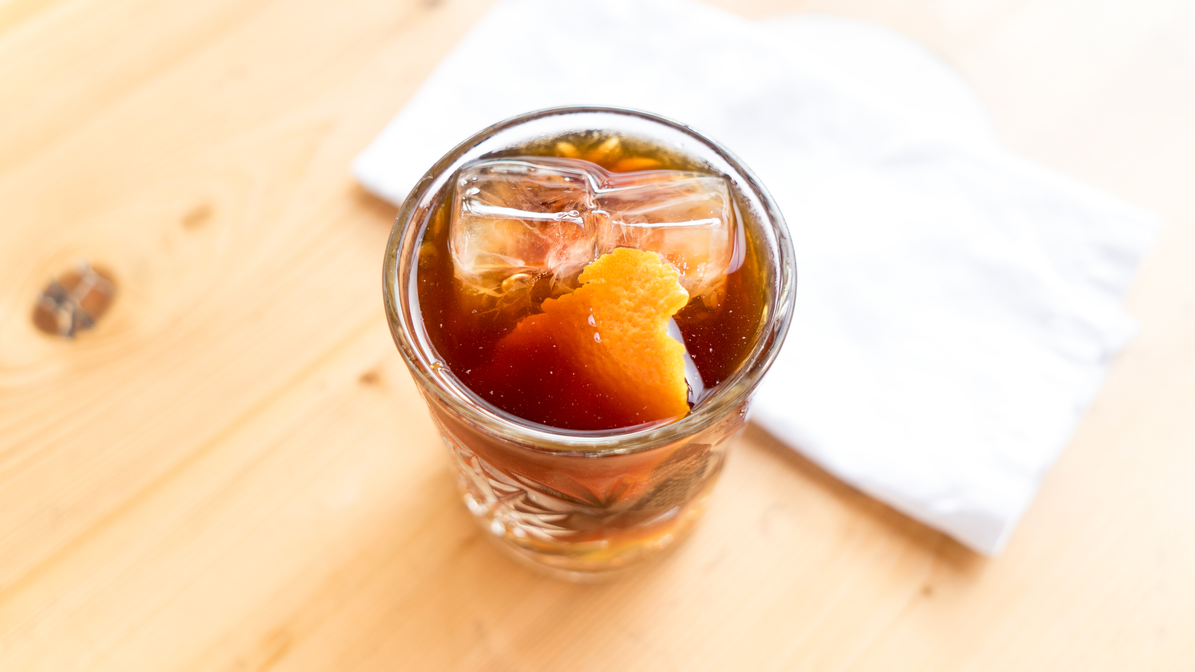 An Old Fashioned but it's coffee.