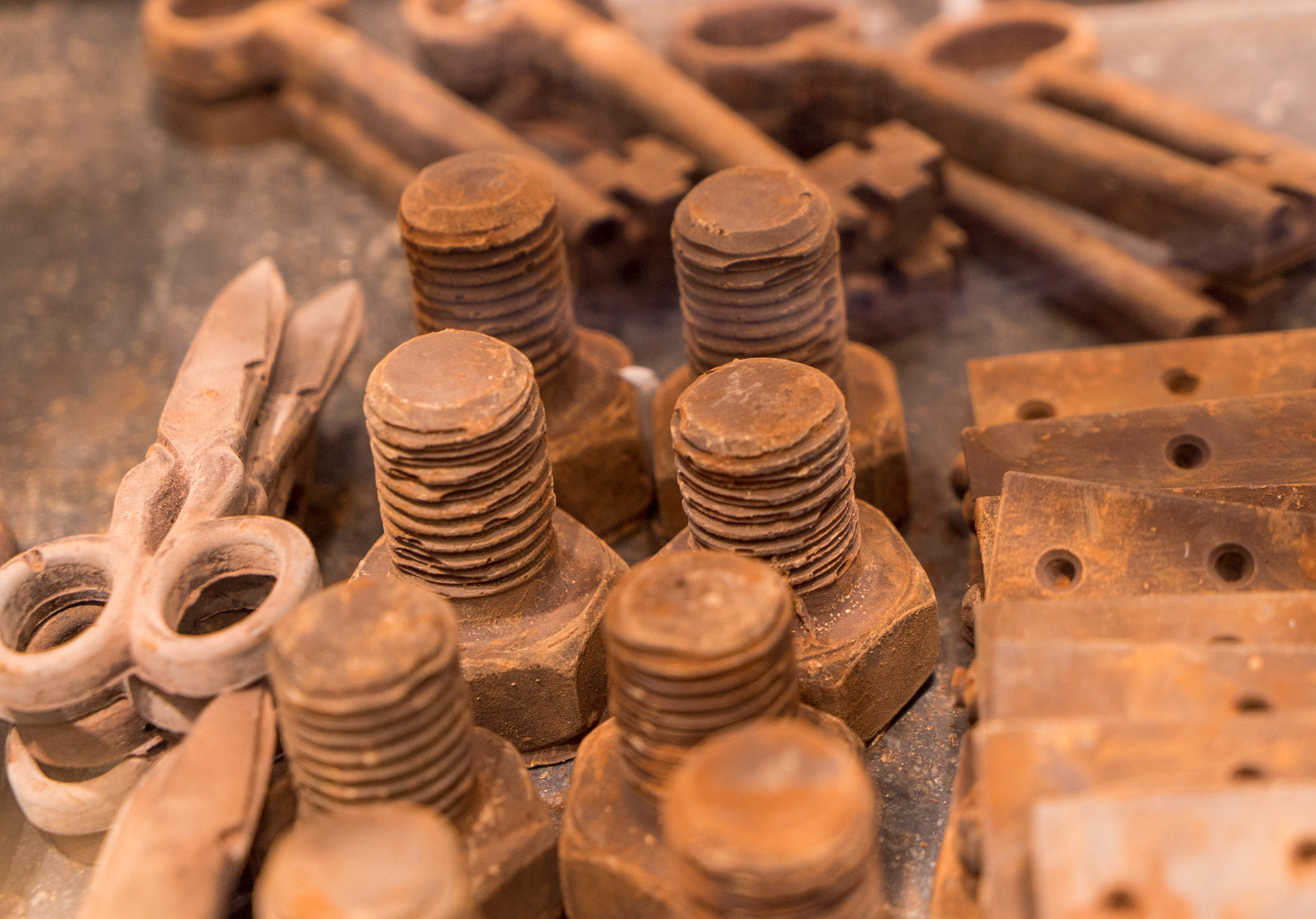 Chocolate sweets with the finest details.