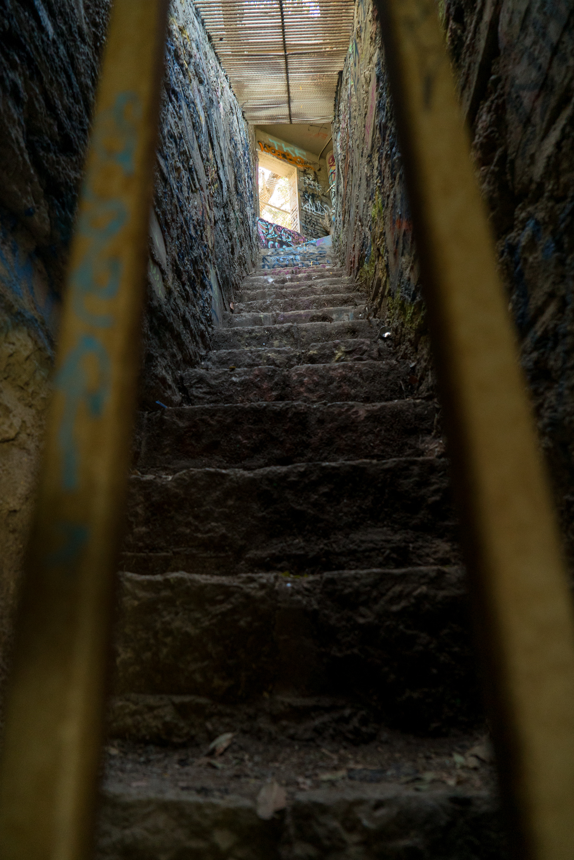 Take the stairwell to the unknown.