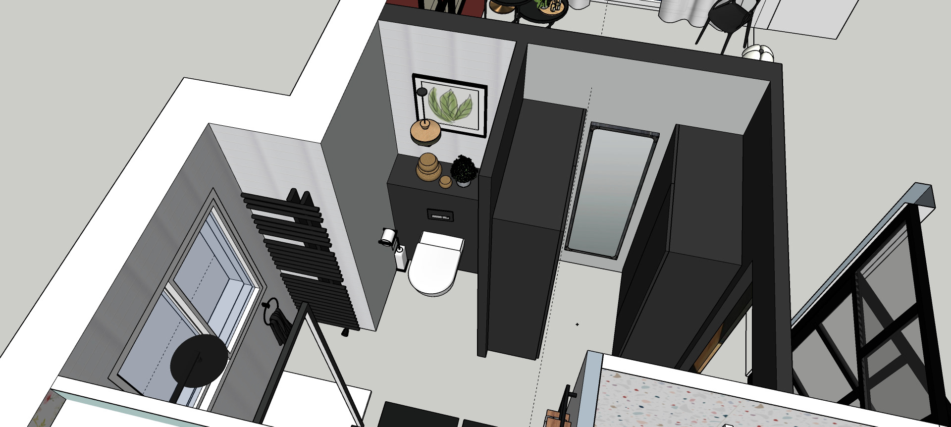 Projet T: chambre parentale sdb