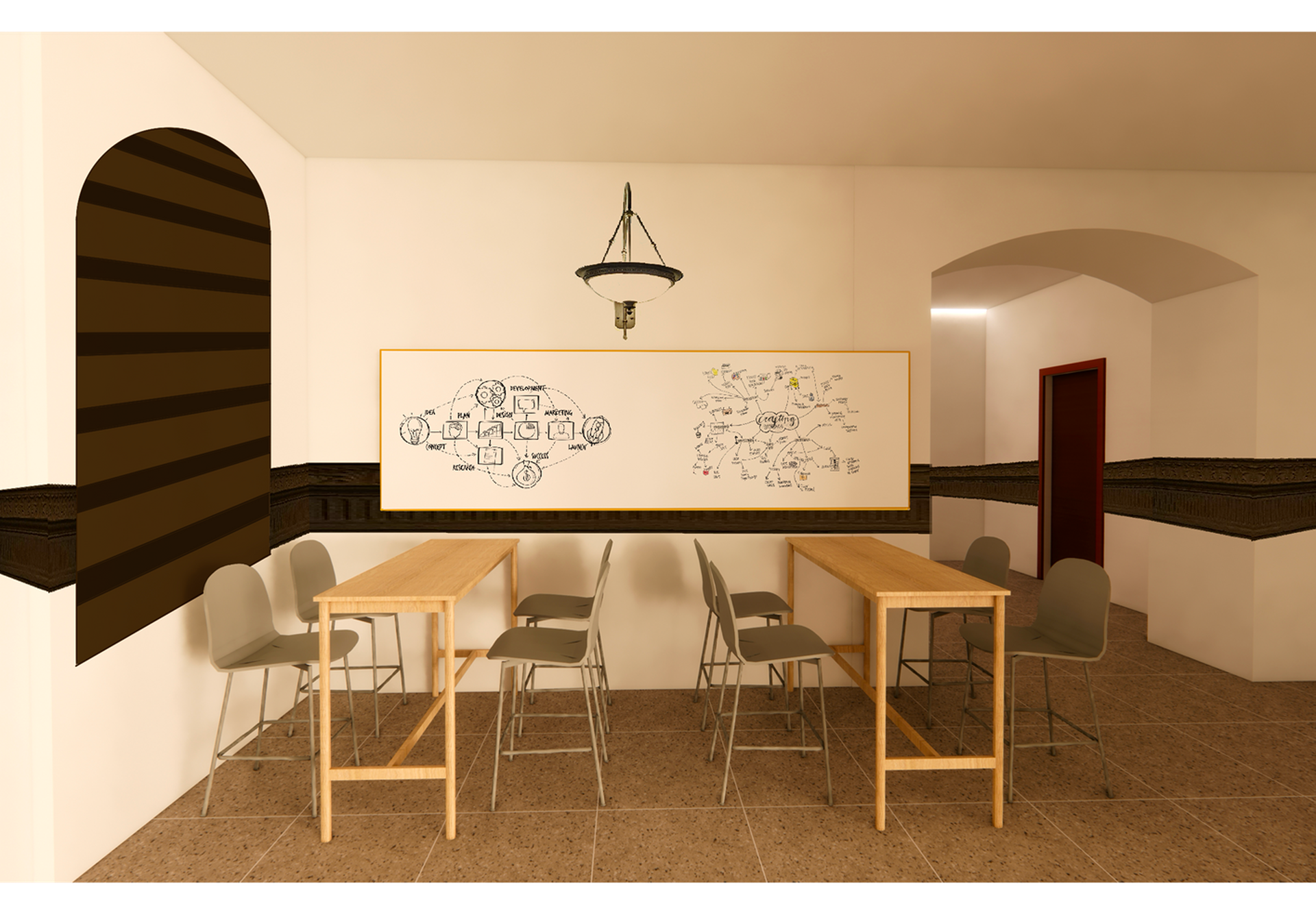 Hayes Lobby Collaborative Area