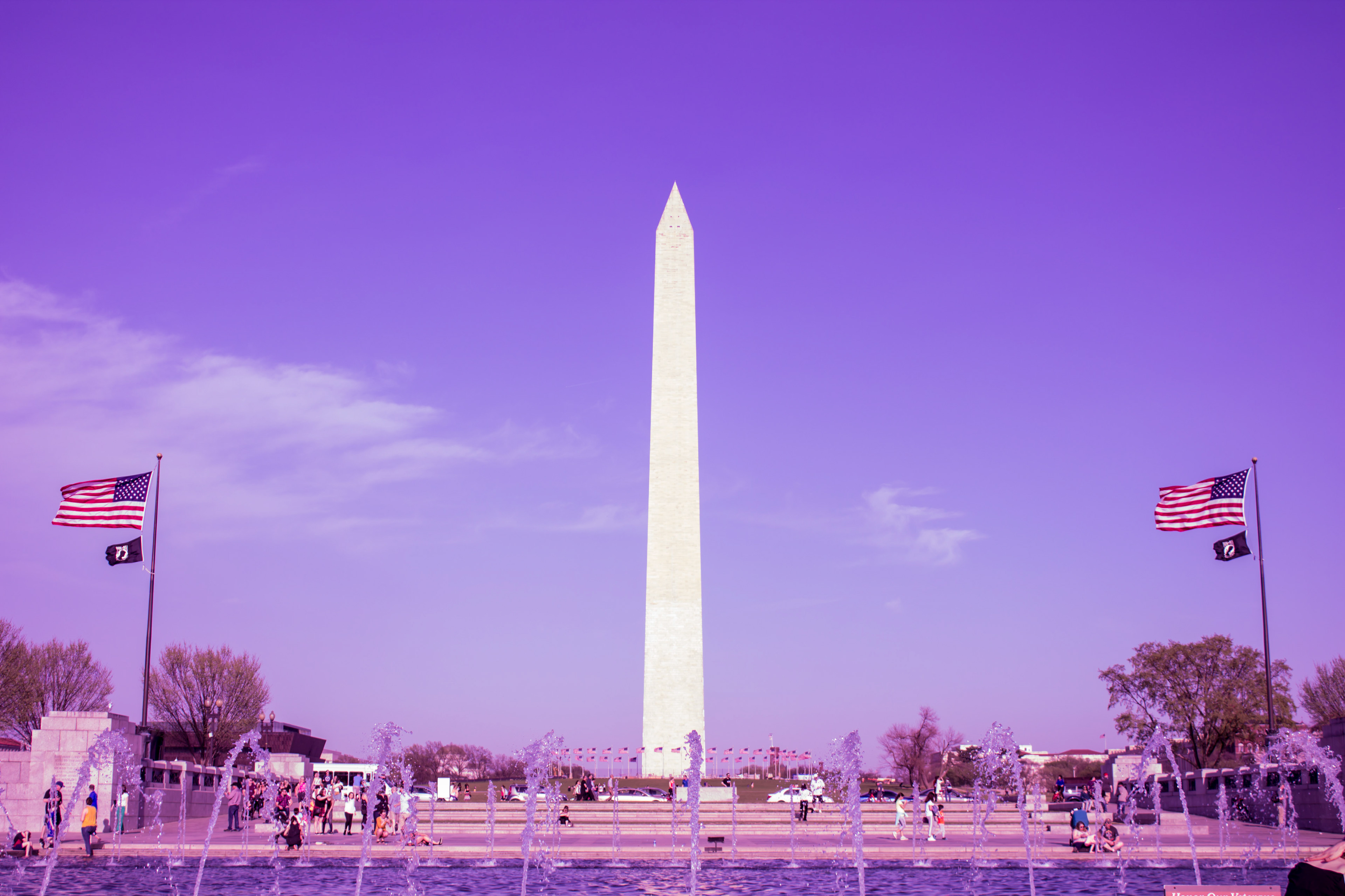 The simple question: "What if DC was purple for a day?"