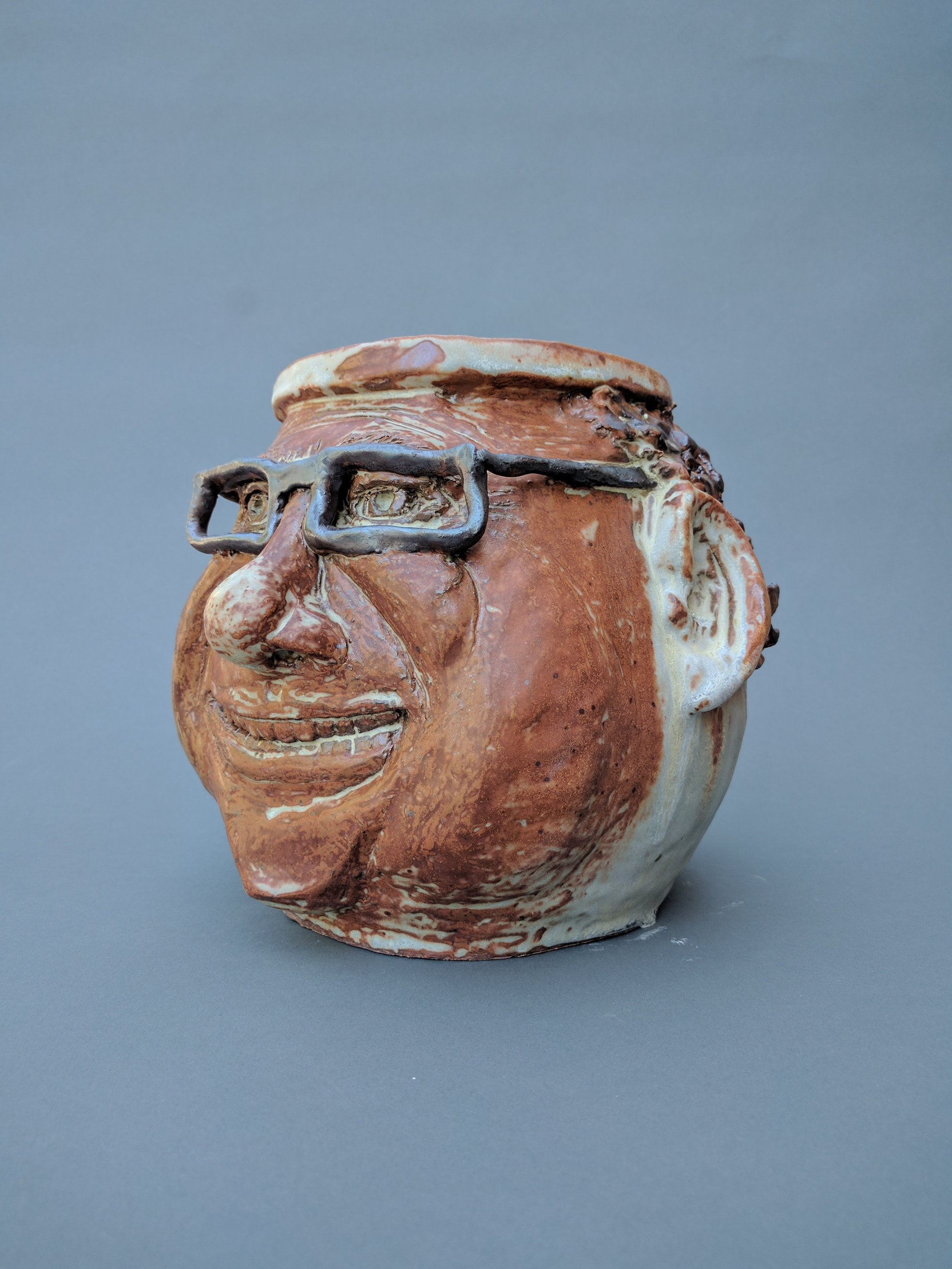 Danny DePot. I was asked to make a pot. One thing led to another and, well, out came my attempt at Danny DeVito.