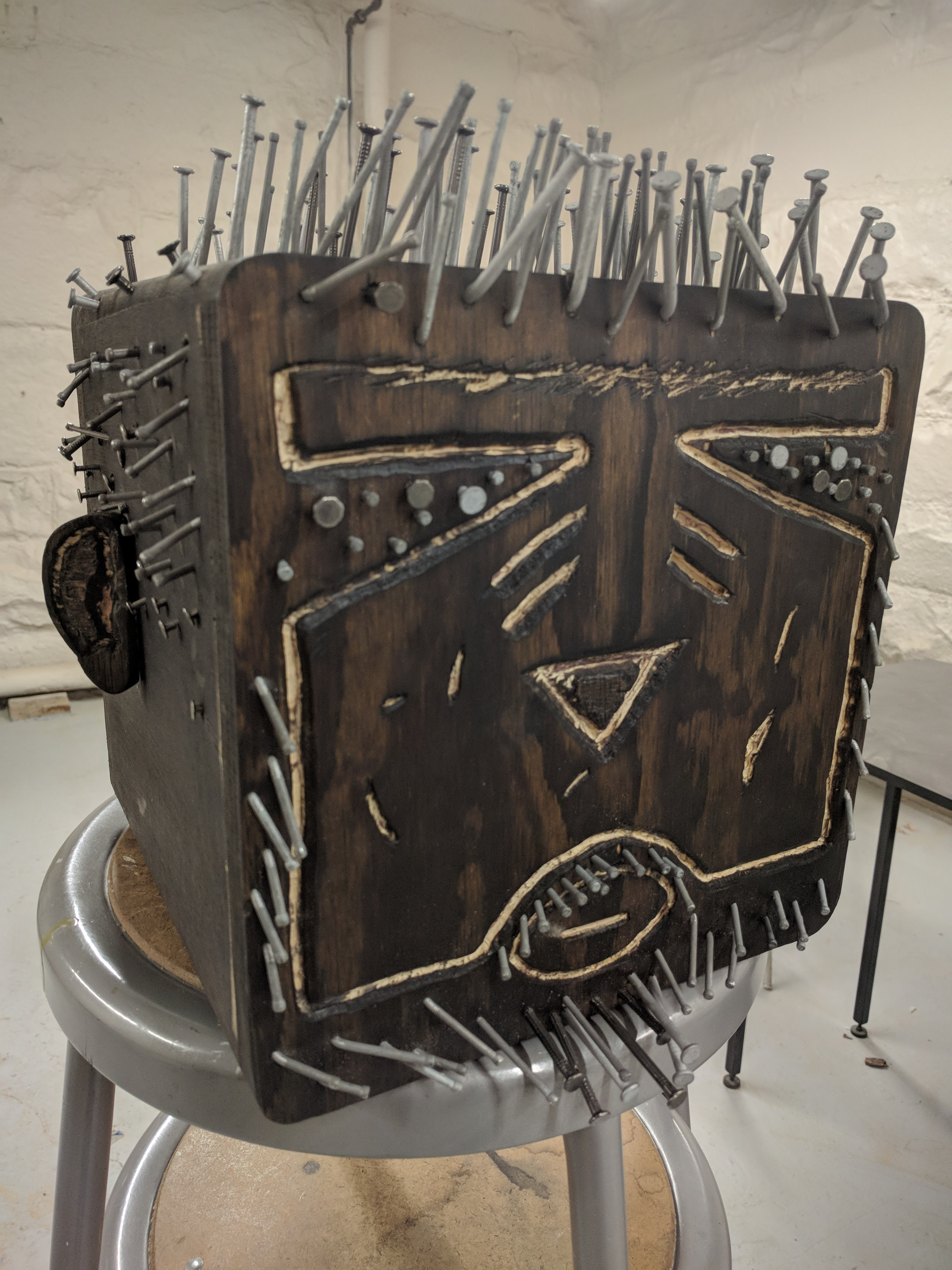 The Wood Man. While he looks dangerous, he actually likes it when he's petted.