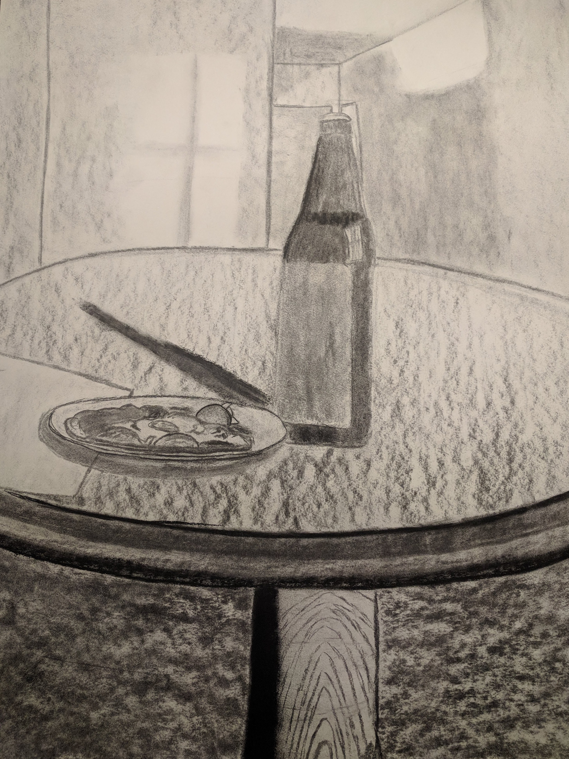 My first still life. I was still in college, what better to do than capture the college diet?