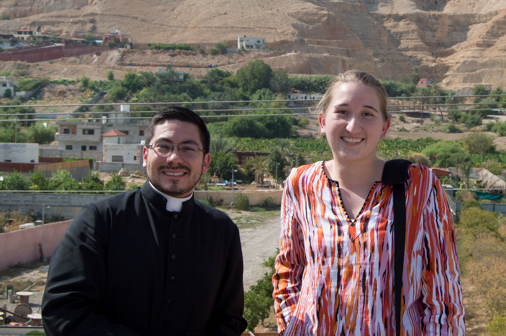 Fr Passo and Lauren DiLeo