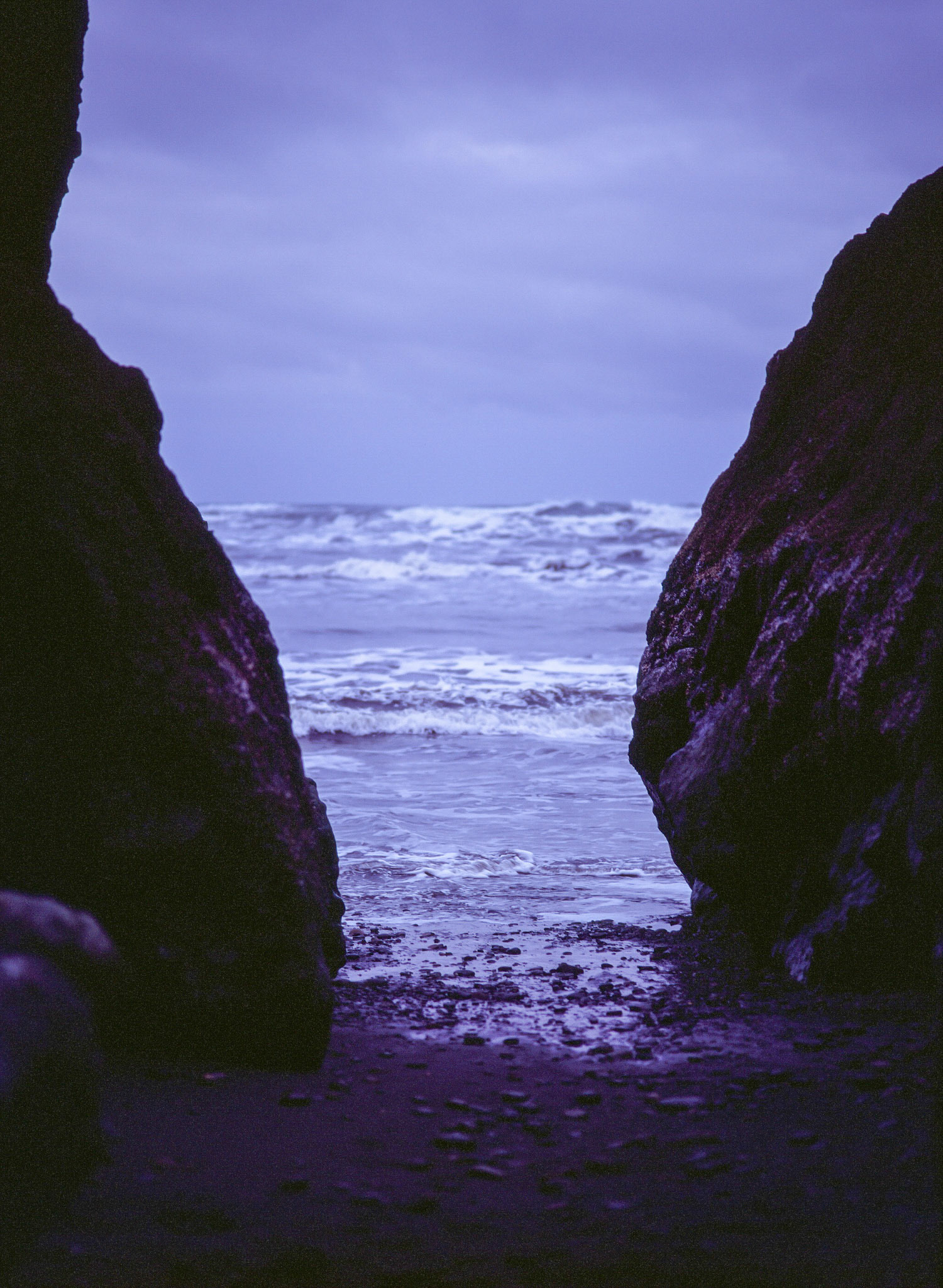 Ruby Beach, Olympic National Park. Shot on Fuji Velvia 100