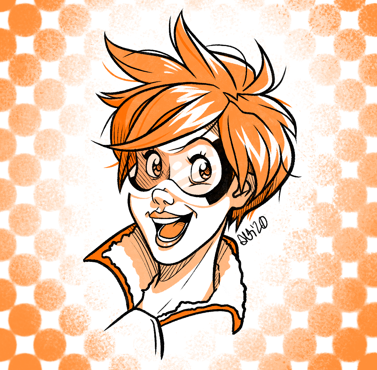 Overwatch Tracer Portrait