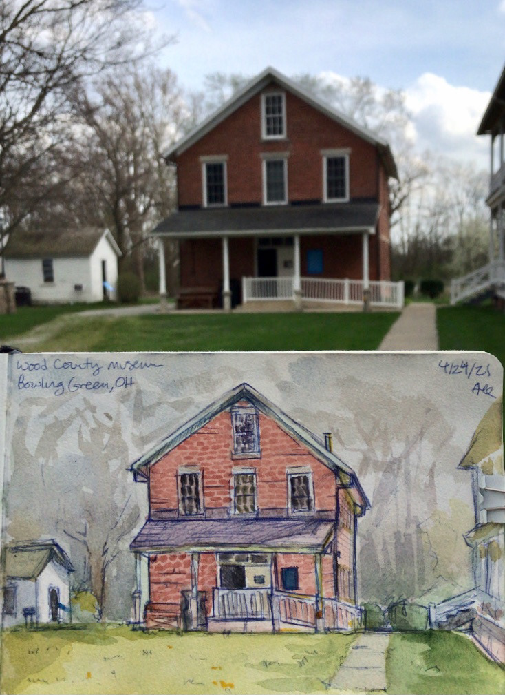 Plein-Air Watercolor Painting, 2022