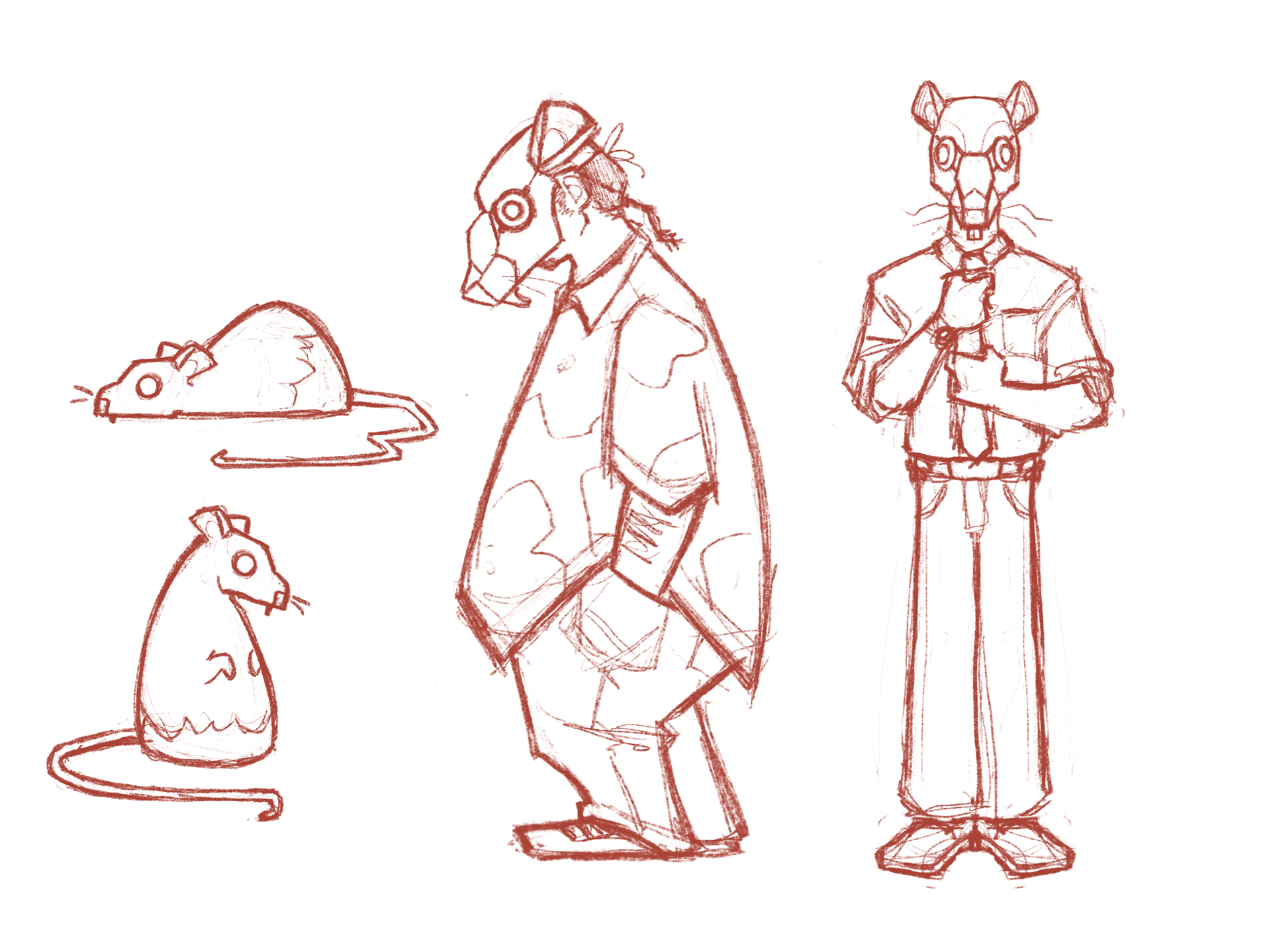 "Rat" Characters Concepts