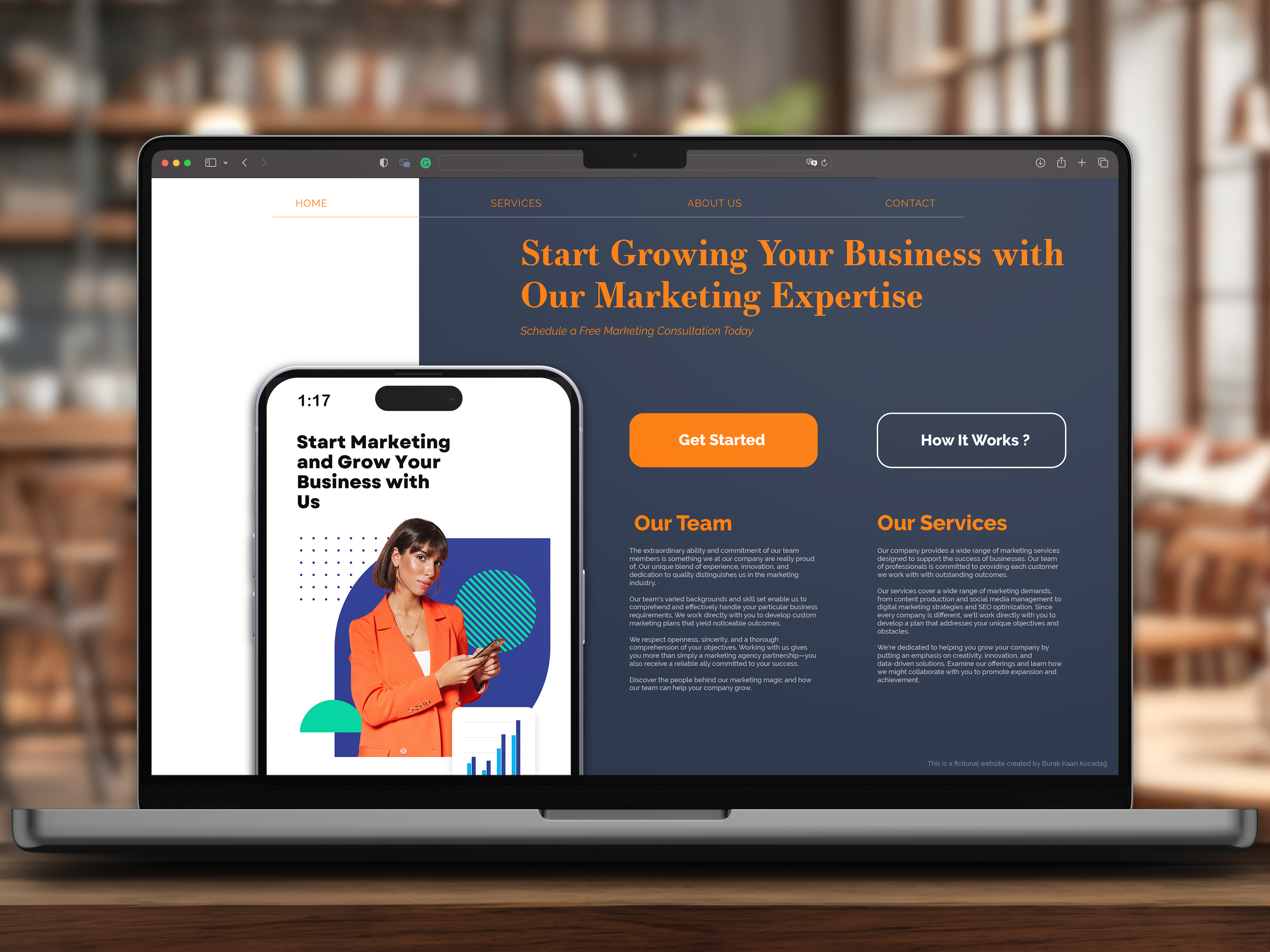 Marketing Company Landing Page