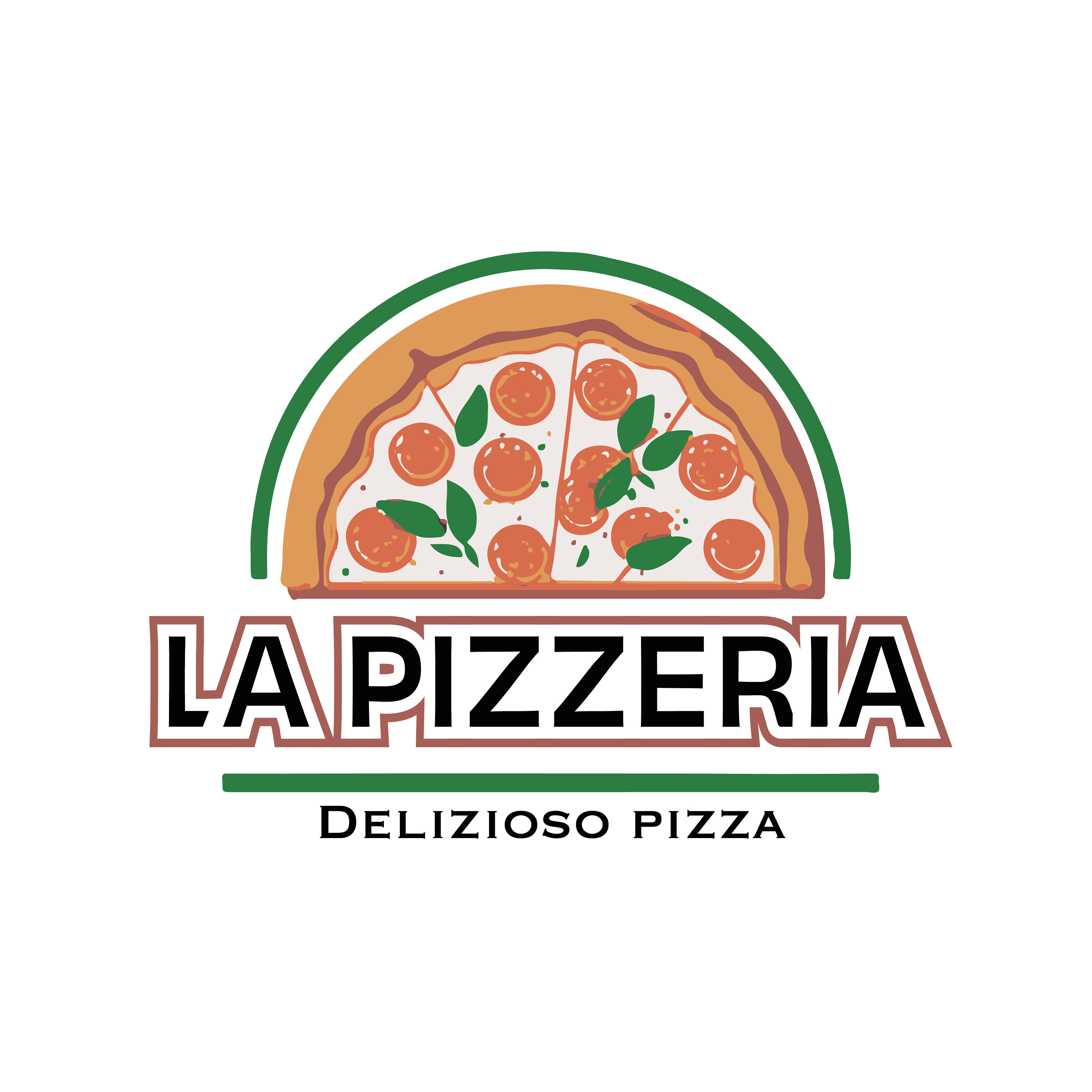 Italian Pizzeria Box Logo