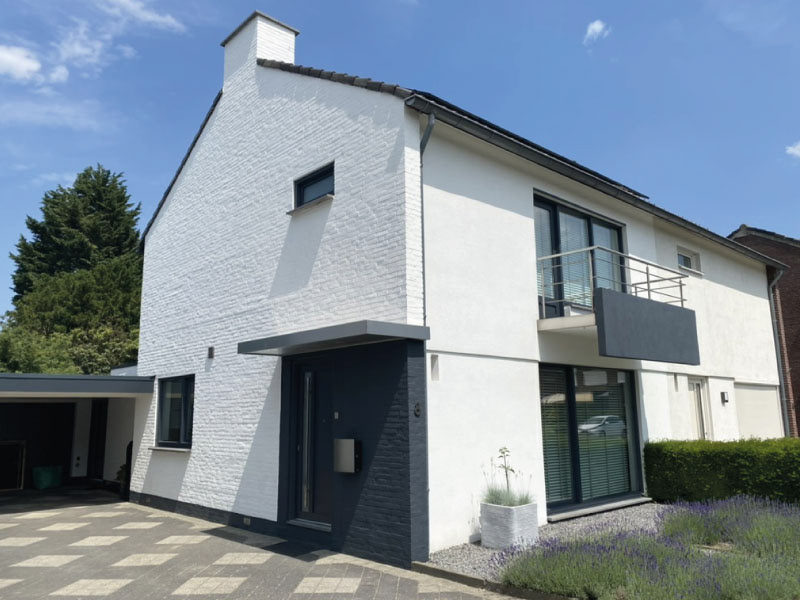 kozijn en deur wrap - voorzijde woning