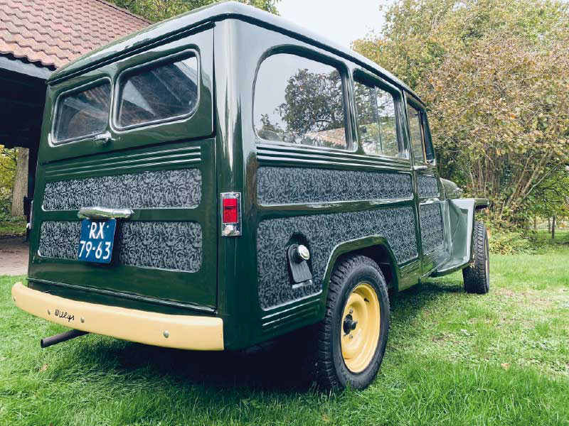 Willys jeep styling - shadow black