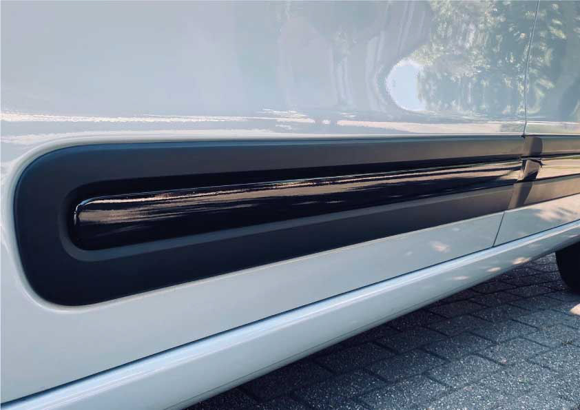 stootbumper wrap - glans zwart