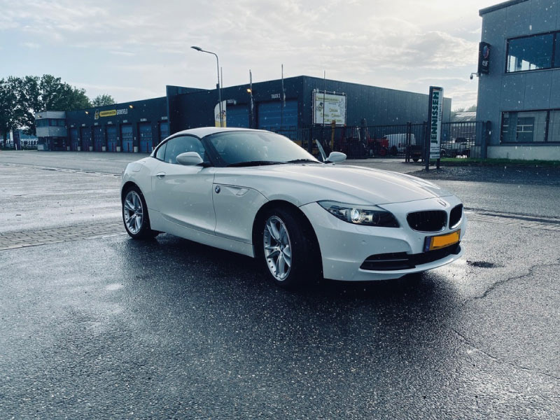Bmw bumper wrap - glans wit