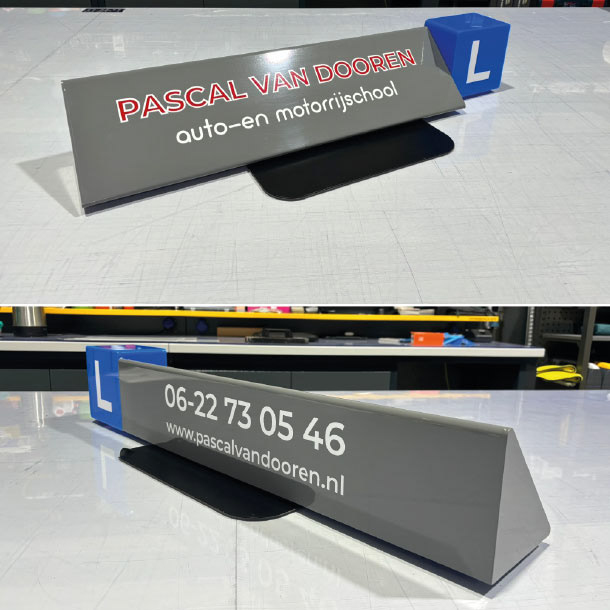dakbord wrap en belettering