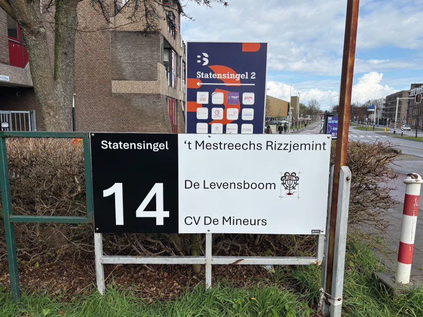 nieuw bord + belettering - statensingel 14