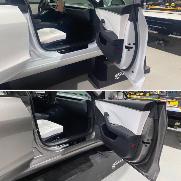 carwrap - aluminium indoors en instap