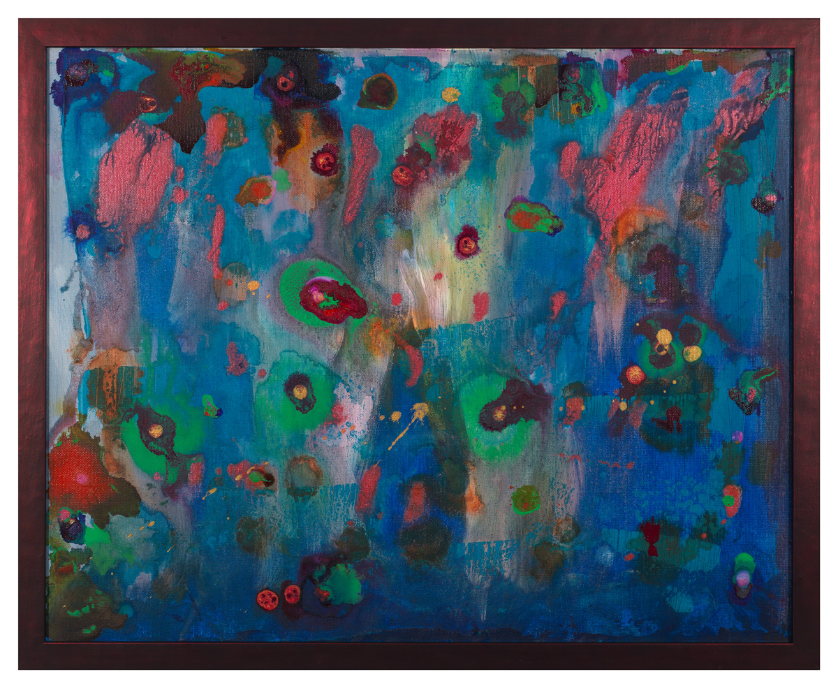 Come To Your River 18x24" Acrylic & Ink On Recycled Canvas Panel