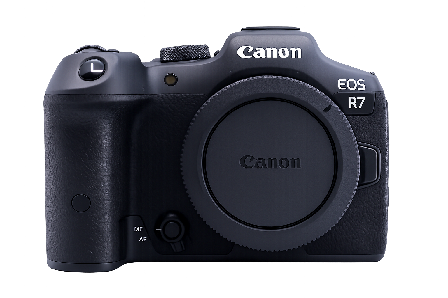 Canon Eos R7 APS-C systeemcamera voorzijde
