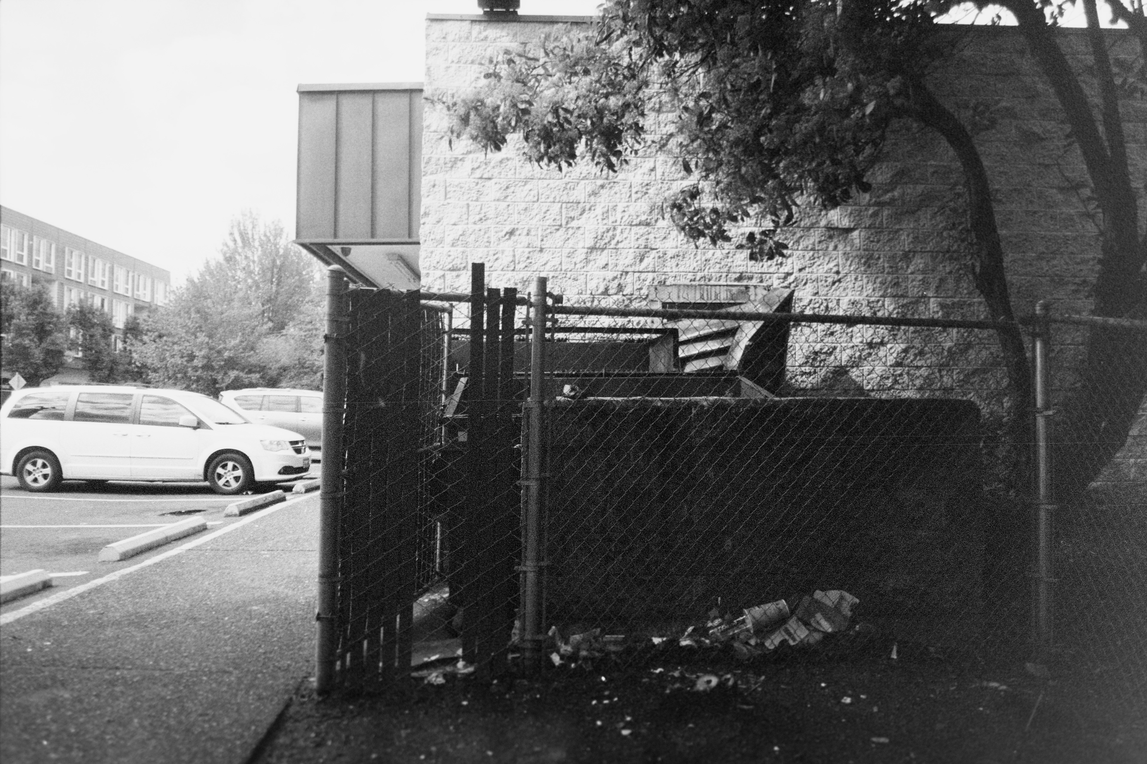 Plaid Pantry Dumpster