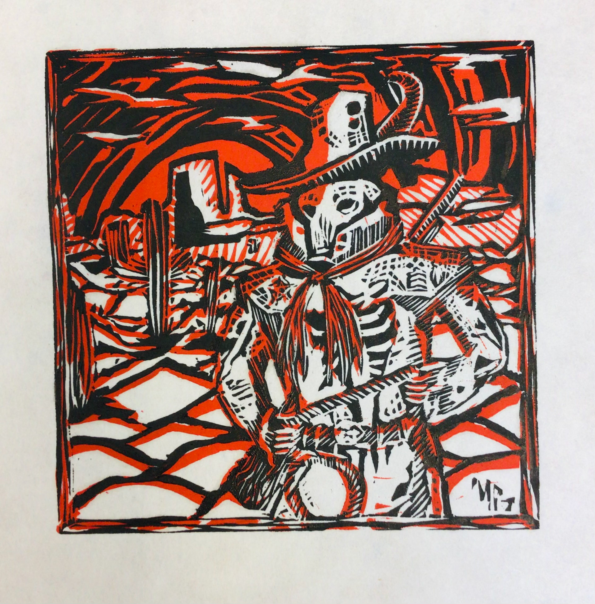 Death's Bounty Color (Lino)