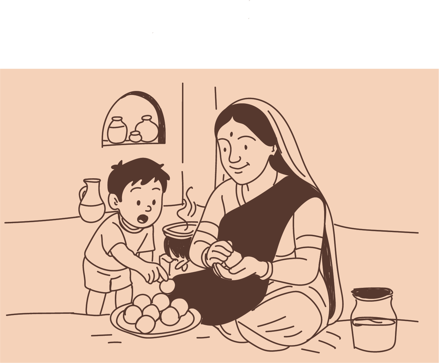 Illustration For Besan