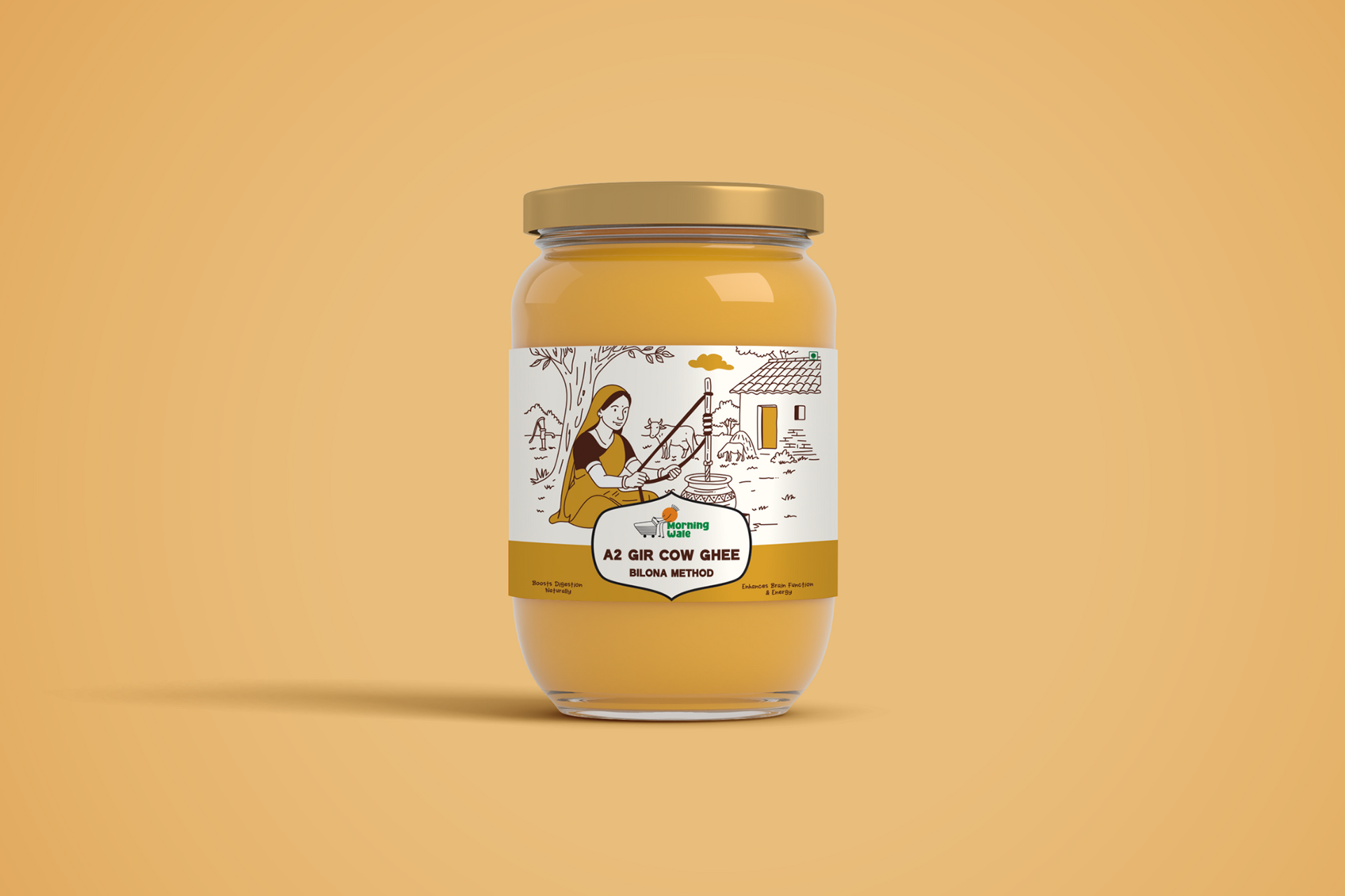 Ghee Label Design