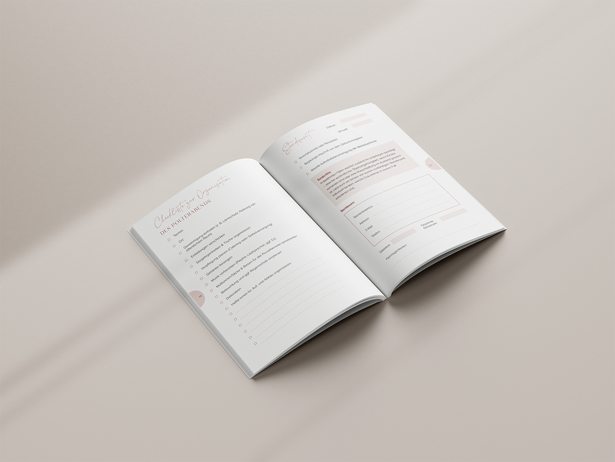 Innensatz "Hochzeit perfekt vorbereitet"