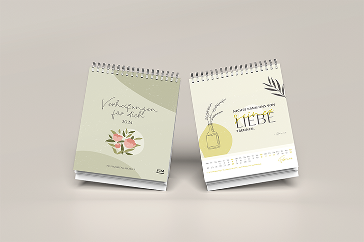 Verheißungen für dich Postkartenkalender 2024