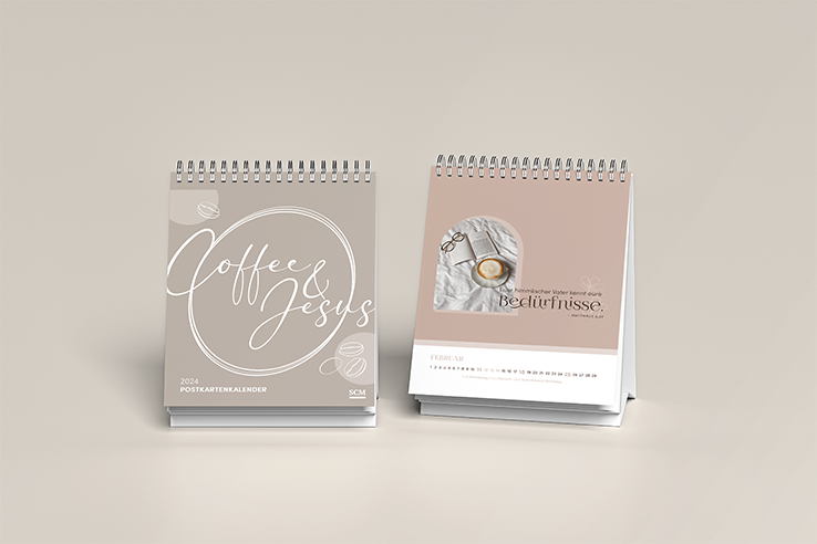 Coffee & Jesus Postkartenkalender 2024