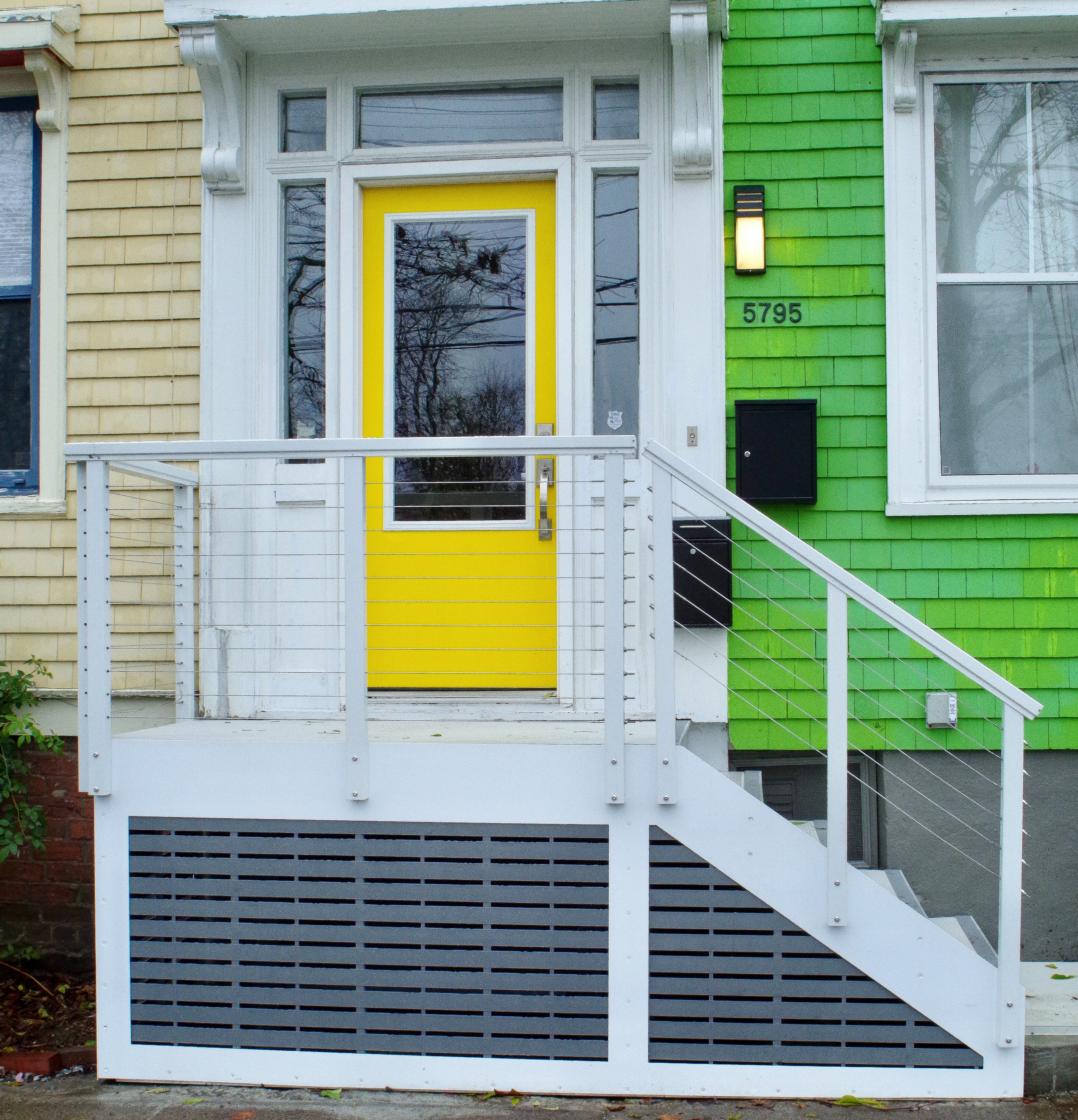 Complete front step rebuild, with aluminum and stainless steel